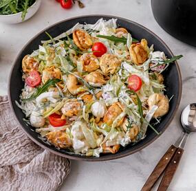 Crispy Tortelllini-Salat
