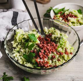 Krautsalat mit Speck