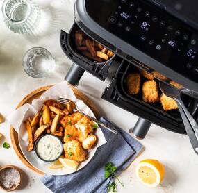 Fish & Chips mit Dip