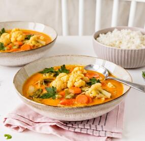 Indisches Blumenkohlcurry Low Carb