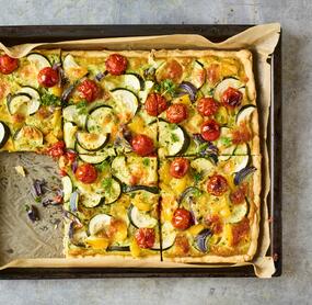 Mediterrane Tomate-Zucchini-Quiche