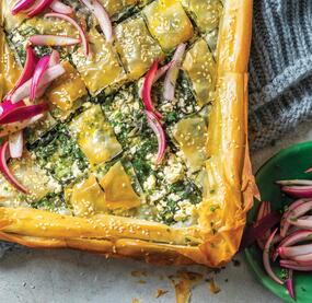 Schnelle Spanakopita