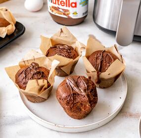 4-Zutaten-Nutella-Muffins im Airfryer