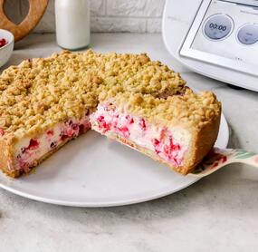 Johannisbeer-Streuselkuchen mit Schmand