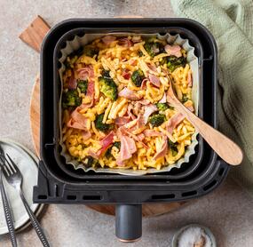 5-Zutaten-Spätzle mit Hollandaise im Airfryer