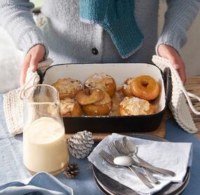 Bratapfel mit Marzipan