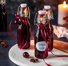 Glühweinsirup für Sekt & Desserts