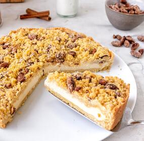 Gebrannte Mandeln Streuselkuchen