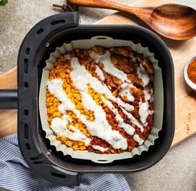 5-Zutaten-Bowl mit Veggie-Chicken