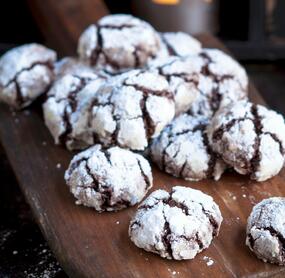 Cappuccino-Crinkle-Cookies