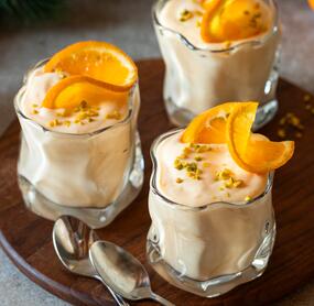 Feinste Orangenmousse aus 5 Zutaten