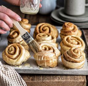 Kardamom-Schnecken zum Vorbereiten