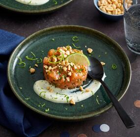 Lachs-Limetten-Tatar