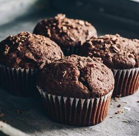 Saftige Schokoladenmuffins
