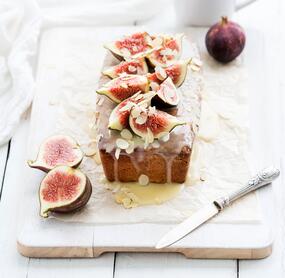 Zitronenkuchen mit Feigen