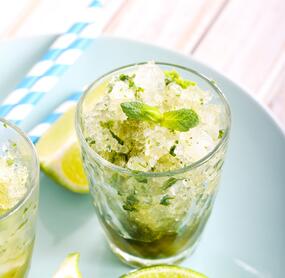 Zitrus-Minz-Granita