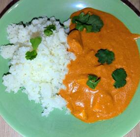 Indisches Butter Chicken mit Sahne