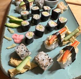 Vegetarisches Sushi