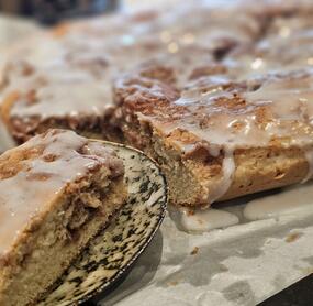 Zimtschneckenkuchen vom Blech