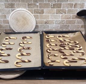 Schoko-Zuckerstangen-Kekse