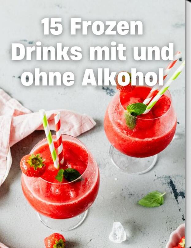 15 Frozen Drinks mit und ohne Alkohol
