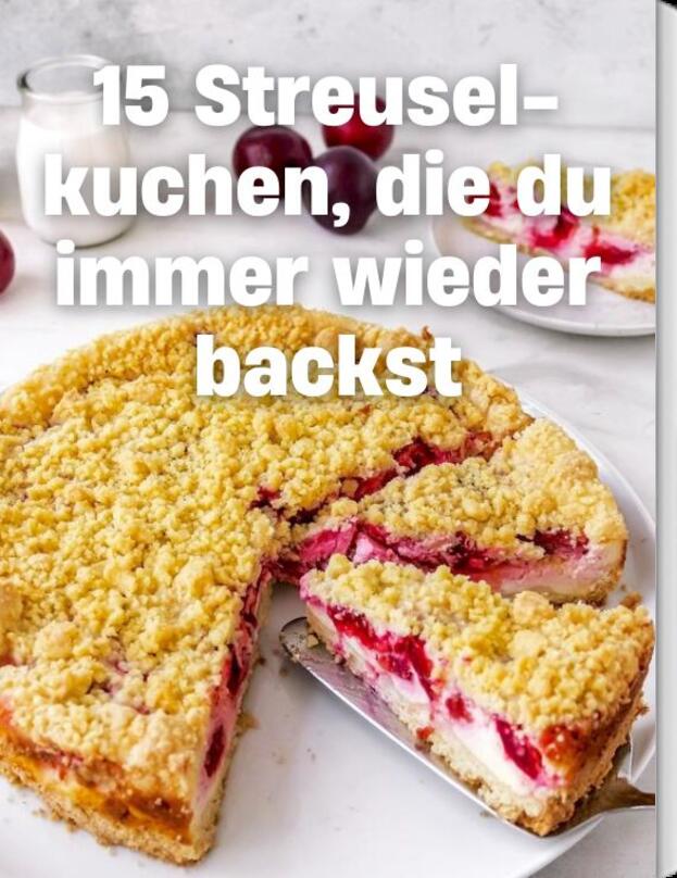 15 Streuselkuchen, die du immer wieder backst