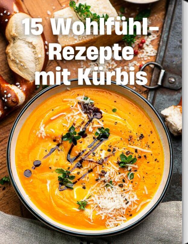 15 Wohlfühl-Rezepte mit Kürbis
