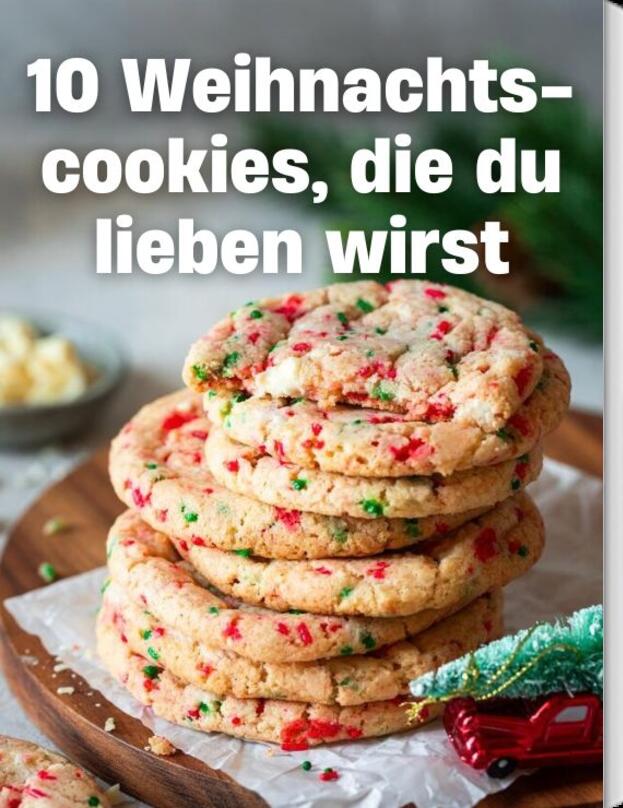 10 Weihnachtscookies, die du lieben wirst!
