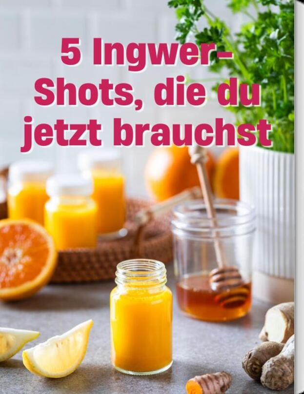 5 Ingwer-Shots, die du jetzt brauchst!