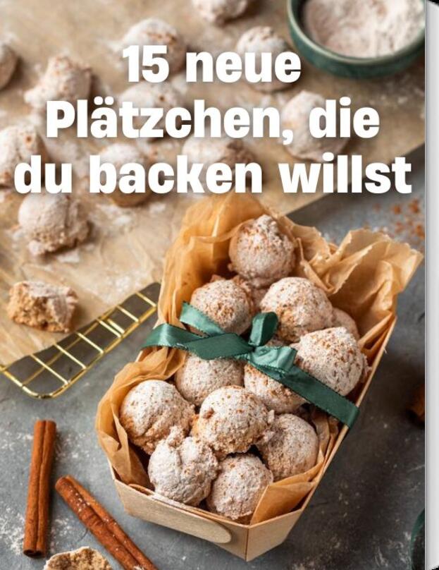 15 neue Plätzchen, die du backen willst