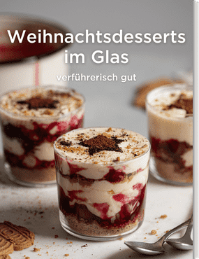 Weihnachtsdesserts im Glas