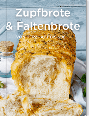 Zupfbrote und Faltenbrote