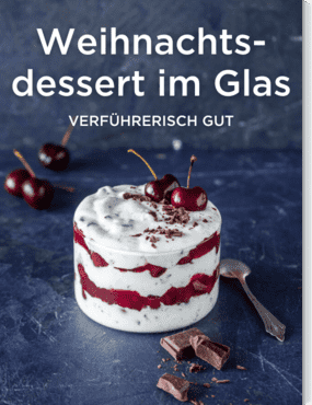 Weihnachtsdesserts im Glas