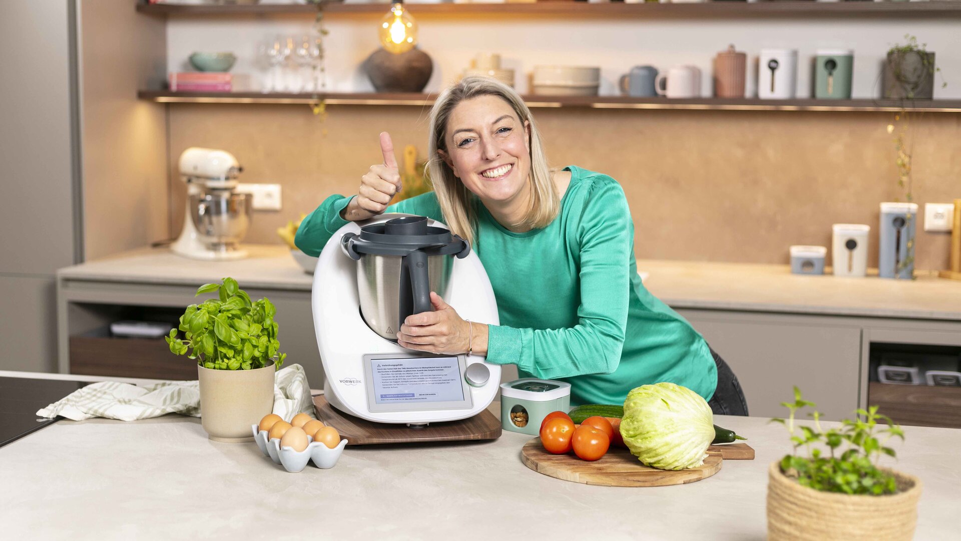 Vanille-Oats mit Erdbeersoße für den Thermomix®