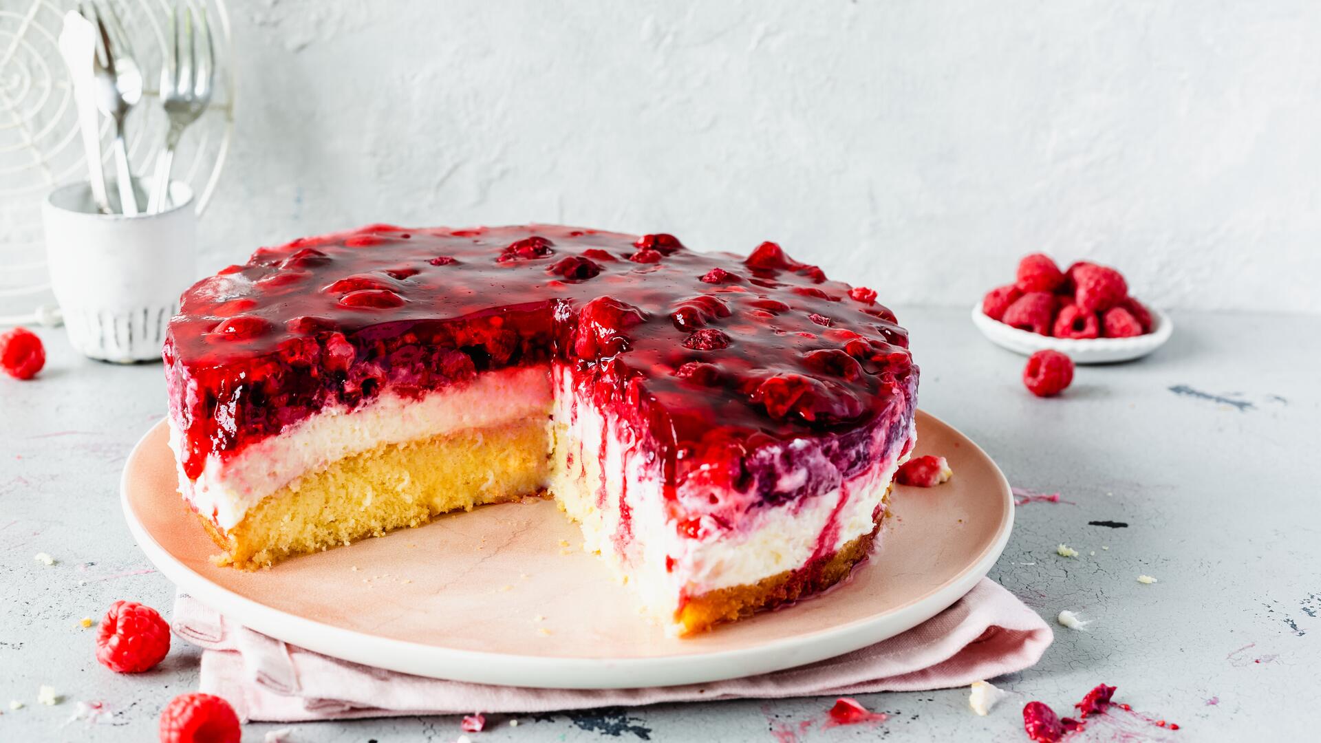 Himbeer-Joghurt-Torte mit Thermomix® | ZauberTopf-Club