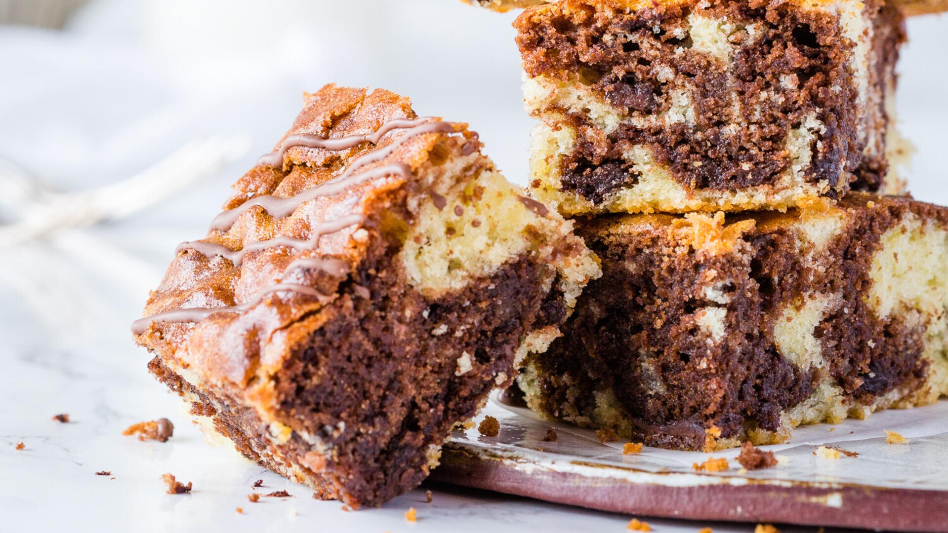 Marmorkuchen vom Blech Thermomix® | mein ZauberTopf Club Marmorkuchen vom Blech Thermomix® | mein ZauberTopf Club