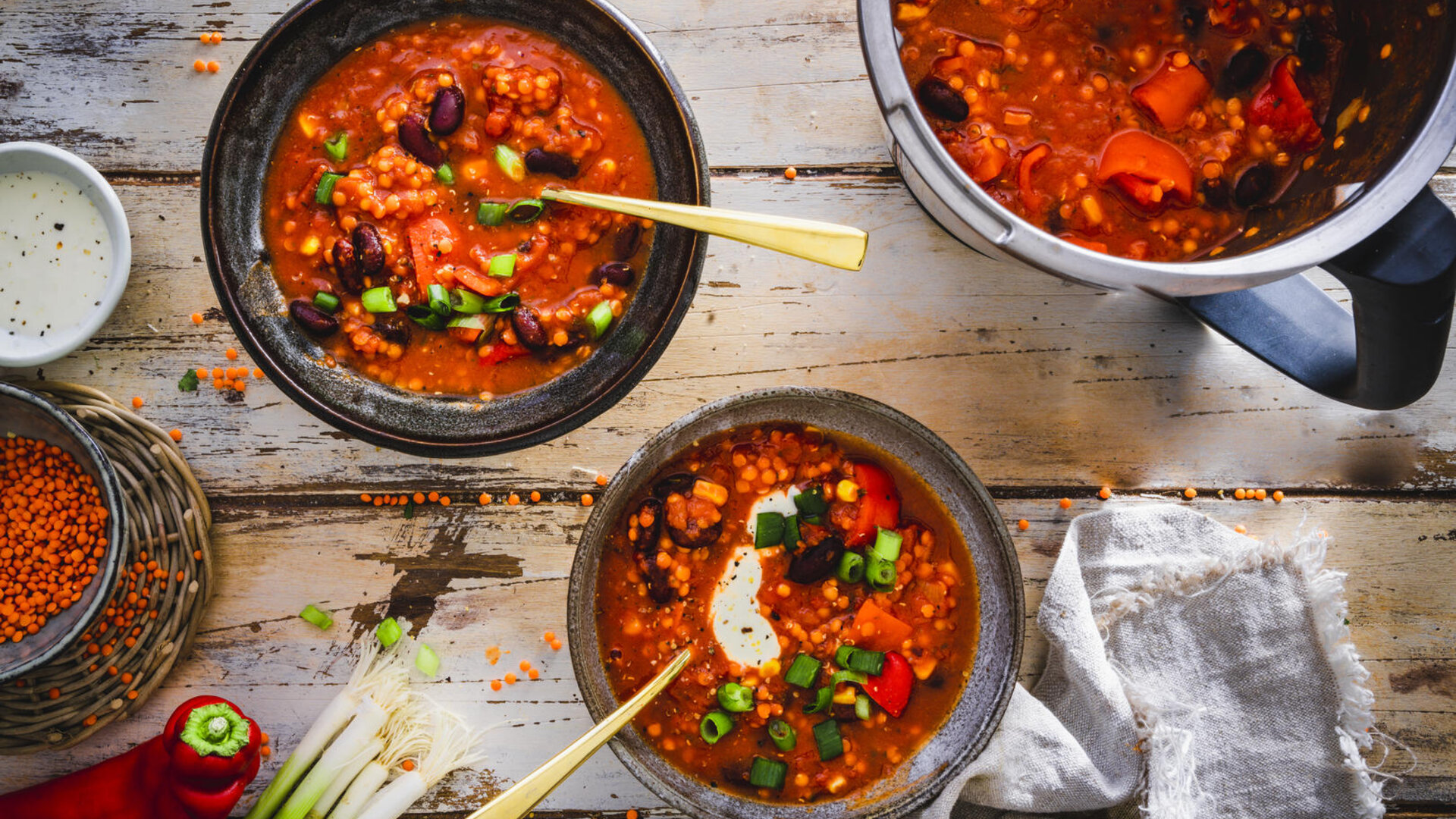 Das beste Chili sin Carne mit roten Linsen 😍 | ZauberTopf-Club