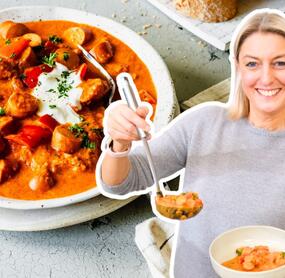 Einfaches Wurstgulasch für die GANZE Familie! 🏡😍