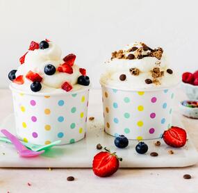 Blitzrezept! Frozen Joghurt aus nur 4 Zutaten ⚡😋