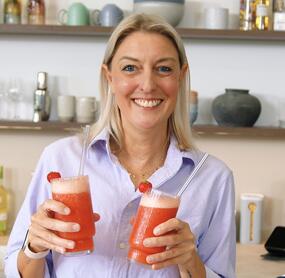 🍓🥂 So einfach geht Frozen Erdbeer „Aperol“ in 5 Min.