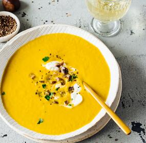 🌰🍲 Cremige Maronensuppe mit Sahne