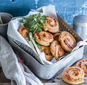 🍕🐌 Pizzaschnecken mit dem Thermomix®