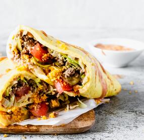 Low Carb Big Mac Rolle