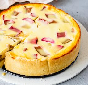 Geheimtipp: Rhabarberkuchen mit Schmand 🤫🩷