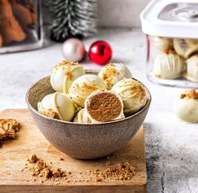 😍 5-Zutaten-Pralinen: Spekulatiuskugeln - super schnell & ohne backen