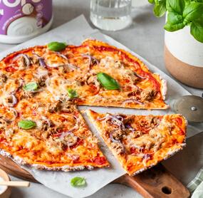  🍕 High-Protein Pizza – Teig in 1 Min. fertig! 