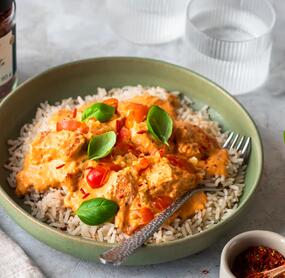 Hähnchen in Bruschetta-Schmand-Soße – all in one 🥰