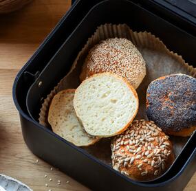 🥯 Airfryer-Brötchen ohne Hefe: Schnelles High-Protein Rezept