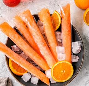 🍊Aperol-Spritz-Eis selber machen in 1 Minute – DAS Sommereis des Jahres!