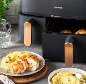 SO wird dein Cordon Bleu im Airfryer MEGA knusprig, ganz ohne Fettspritzer! 🍗